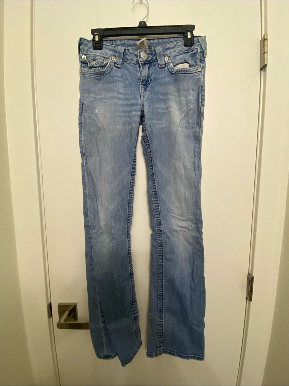 True Religion Light Blue Flared Jeans